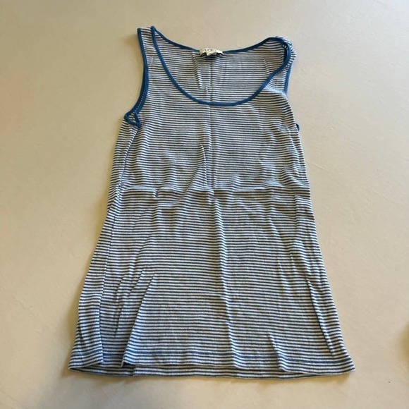 Ann Taylor LOFT Tops - 5/ $25  Ann Taylor Loft Blue White striped tank top XL